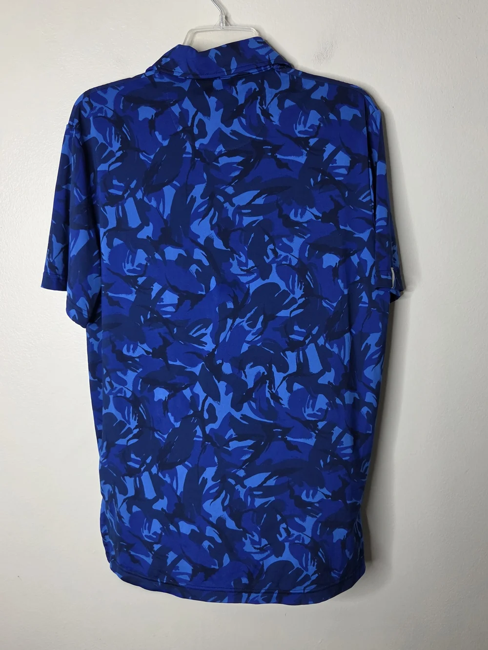 Ralph Lauren Blue Camouflage-Print Polo